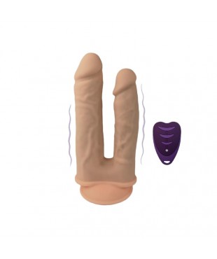 Dildo Doble Penetración 2 Motores Control Remoto