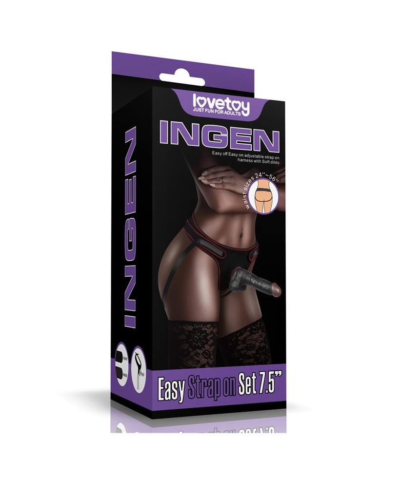 Arnes Ajustable con Dildo 75