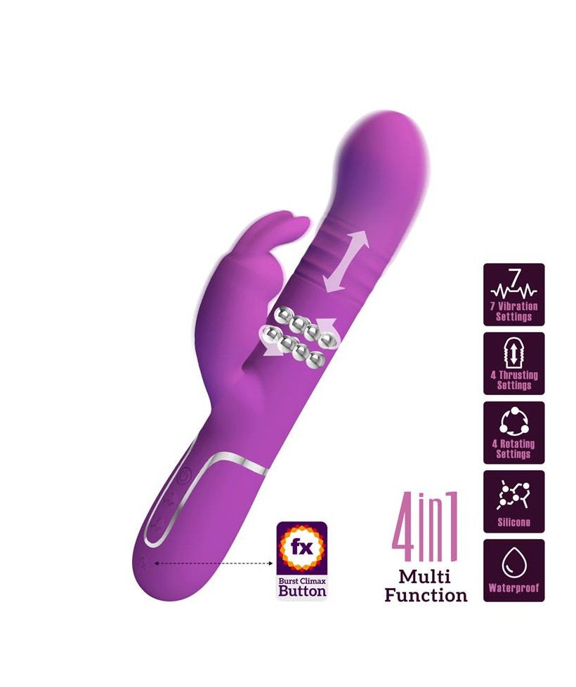 Coale Vibrador con Bolas Rotatorias y Up and Down