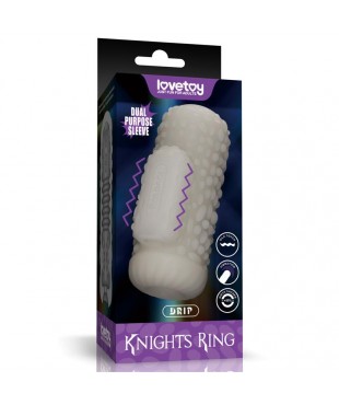 Knights Ring Funda para el Pene y Estimulador Drip