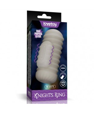 Knights Ring Funda para el Pene y Estimulador Wavy