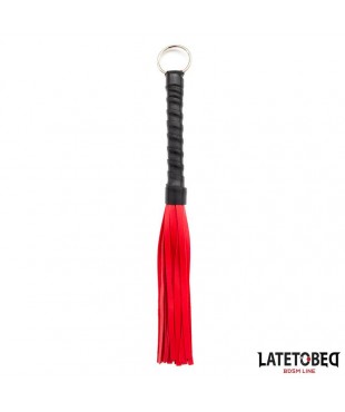 Flogger Mini Rojo y Negro 28cm