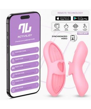 Laia Estimulador de Dedo con Calor y Funda con APP Rosa