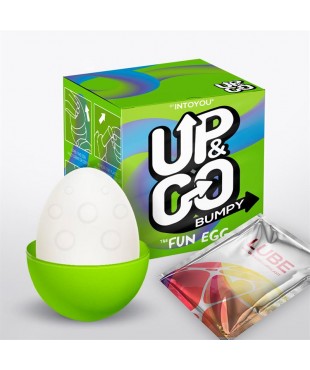 Bumpy Huevo Masturbador Elástico Verde