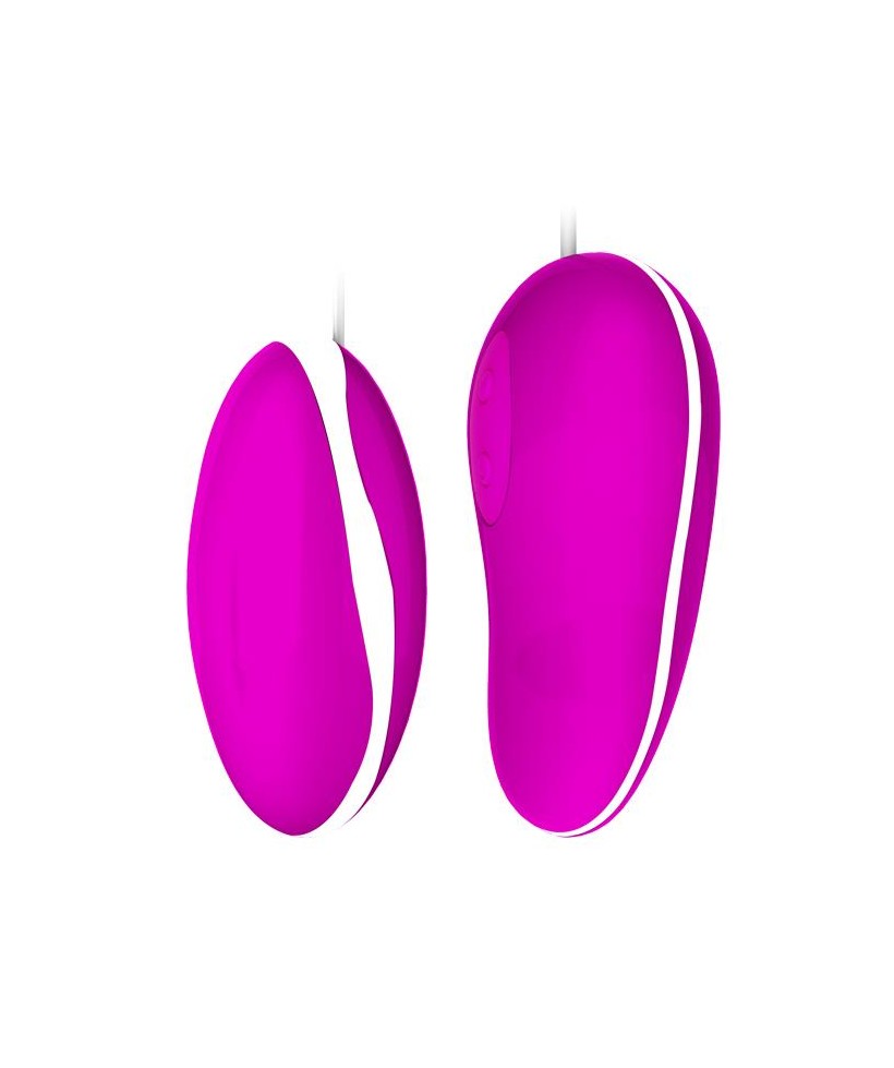 Huevo Vibrador Avery Color Rosa y Blanco