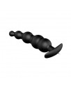 Vibrador Anal Burbujas Negro con Control Remoto