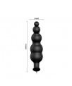 Vibrador Anal Burbujas Negro con Control Remoto