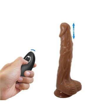 Bodach Dildo con Vibración, Rotación y Thrusting