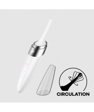 Twirling Delight Estimulador Giratorio Blanco