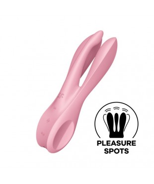Vibrador Threesome 1 Rosa