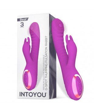 Beat3 Vibrador con Punto G con Pulsación 3 Motores