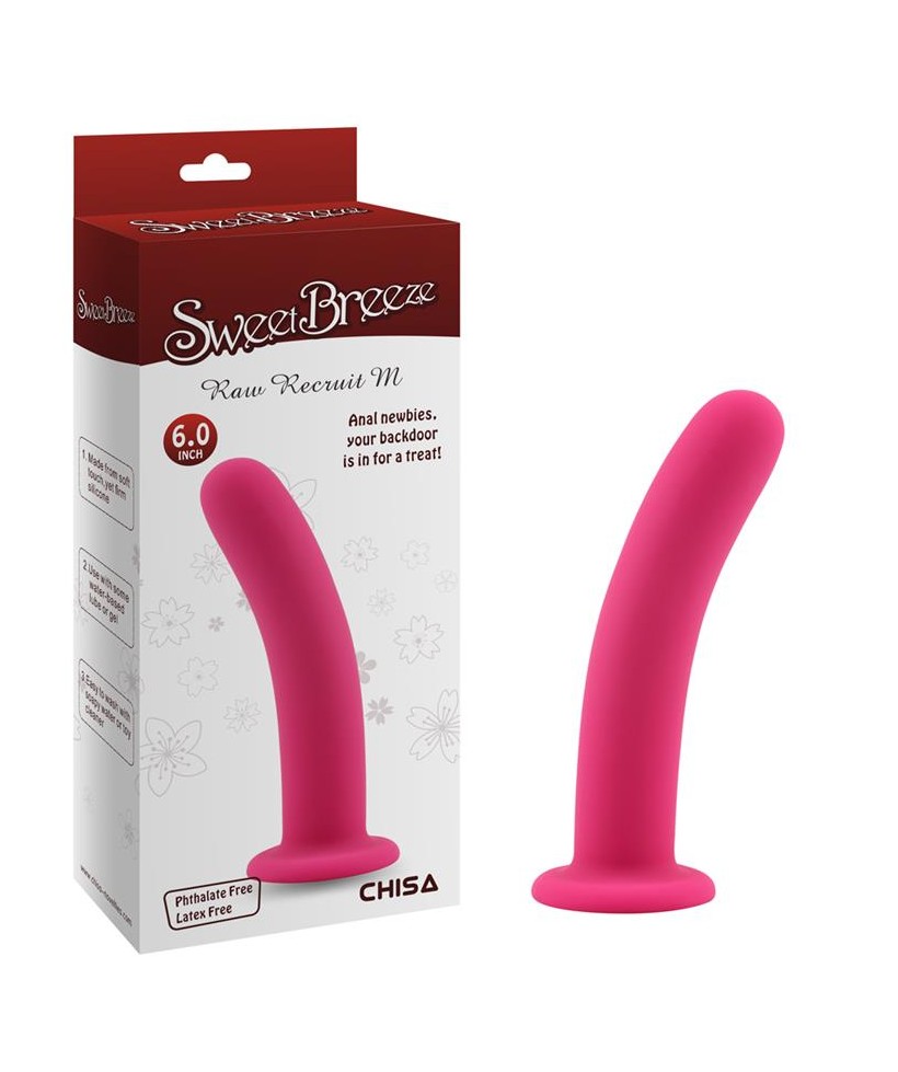 Dildo Raw Recruit Talla M Rosa