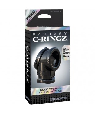 Fantasy C Ringz Anillo con Ball Strecher Color Negro