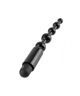 Cadena Anal Power Beads para Principiantes - Color Negro