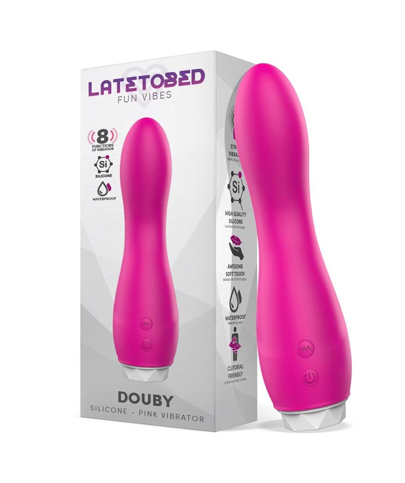 Douby Vibrador Silicona Rosa