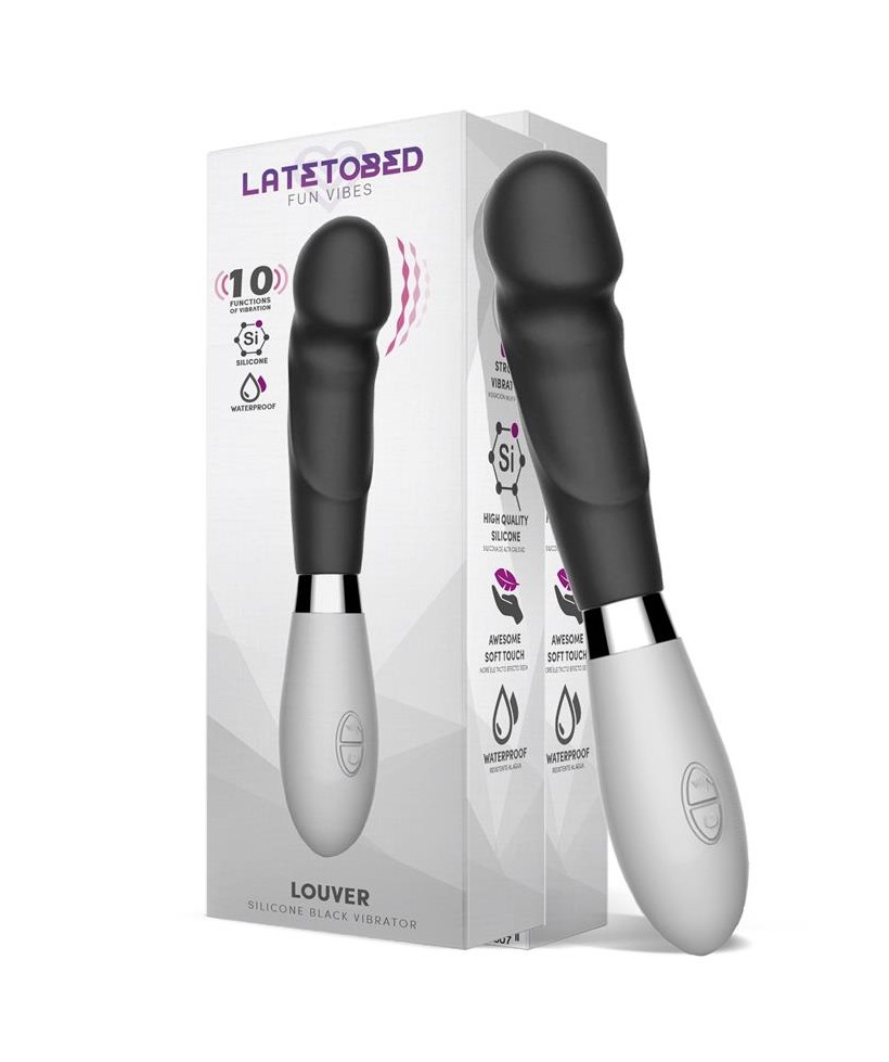 Louver Vibrador Silicona Negro