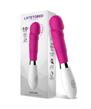 Louver Vibrador Silicona Rosa