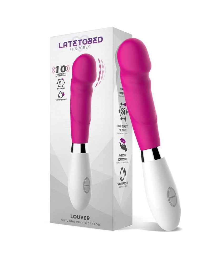 Louver Vibrador Silicona Rosa