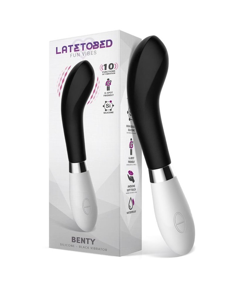 Benty Vibrador Silicona Negro