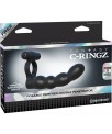 Fantasy C Ringz Anillo Doble Penetrador Flexible Negro