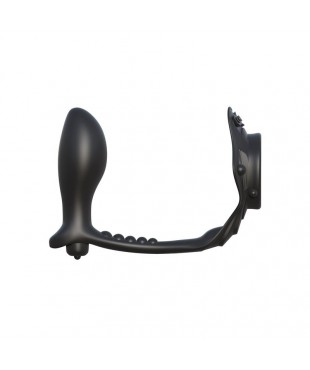 Fantasy C Ringz Anillo con Plug Anal Pesado Color Negro Fantasy C Ringz Anillo con Plug Anal Pesado Color Negro