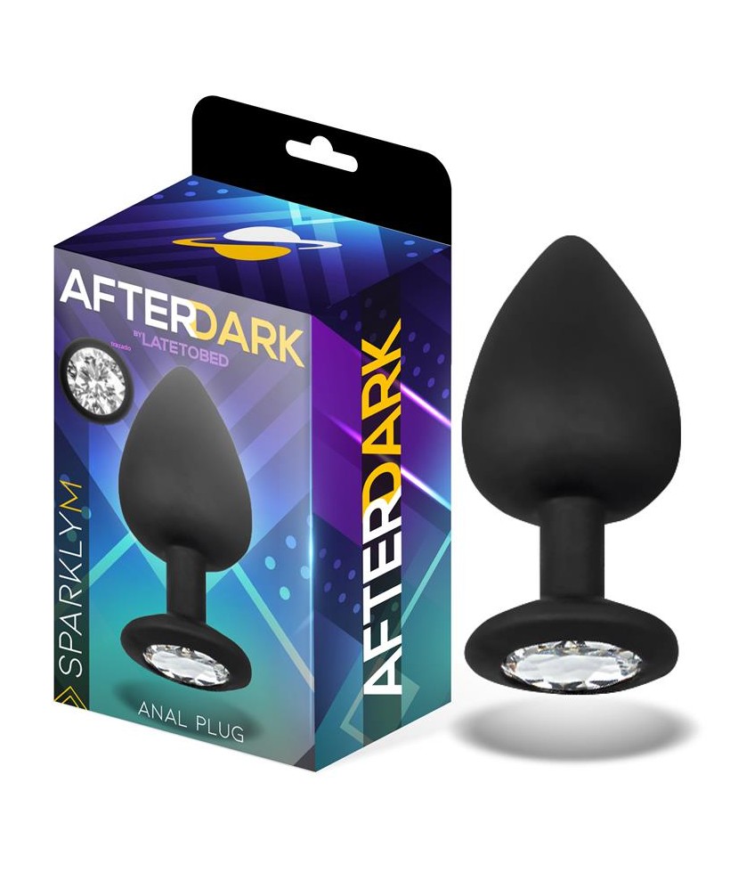 Sparkly Plug Anal Silicona Talla M 8 cm x 35 cm