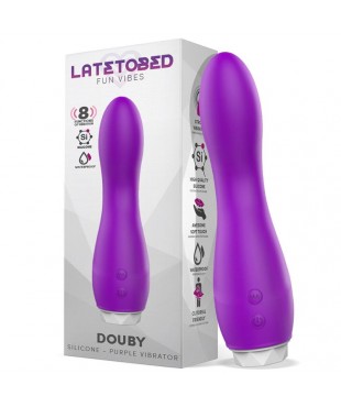 Douby Vibrador Silicona Purpura