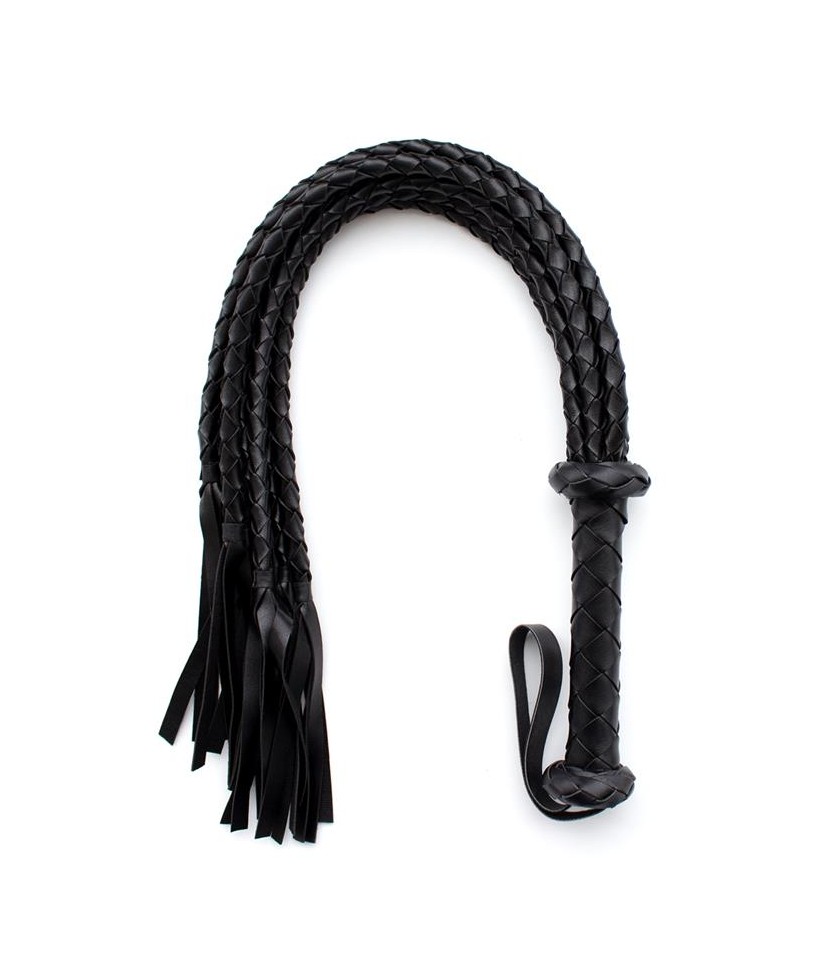 Flogger Trenzado 75 cm Negro