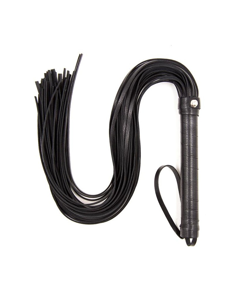 Flogger Mango de Metal 69 cm Negro