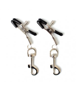 Pinzas para Pezones con Mosquetones Metal