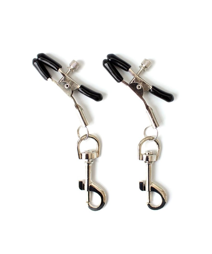 Pinzas para Pezones con Mosquetones Metal
