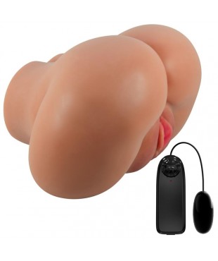 Luna Masturbador con Vibración Vagina y Ano