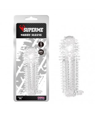 Funda para el Pene Nubby Transparente
