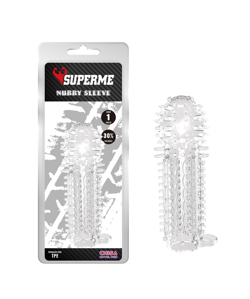 Funda para el Pene Nubby Transparente