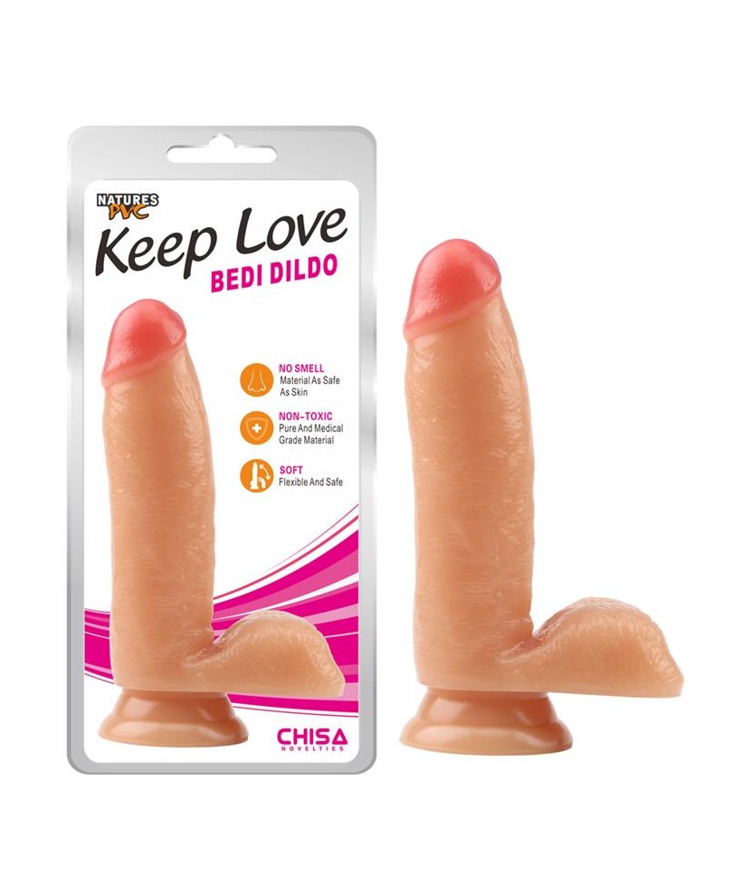 Dildo Bedi 17 x 36 cm Natural
