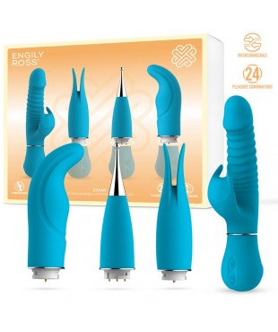 Eivian Set 4 Piezas Intercambiables Vibración y Thrusting