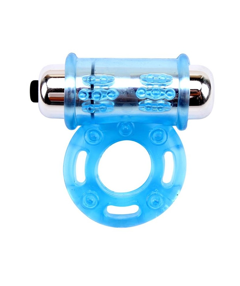 Anillo Vibrador para el Pene Bull Ring Azul