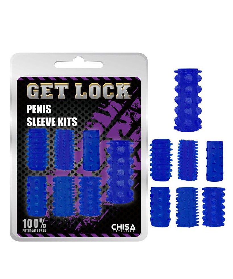 Kit de Fundas para el Pene Azul