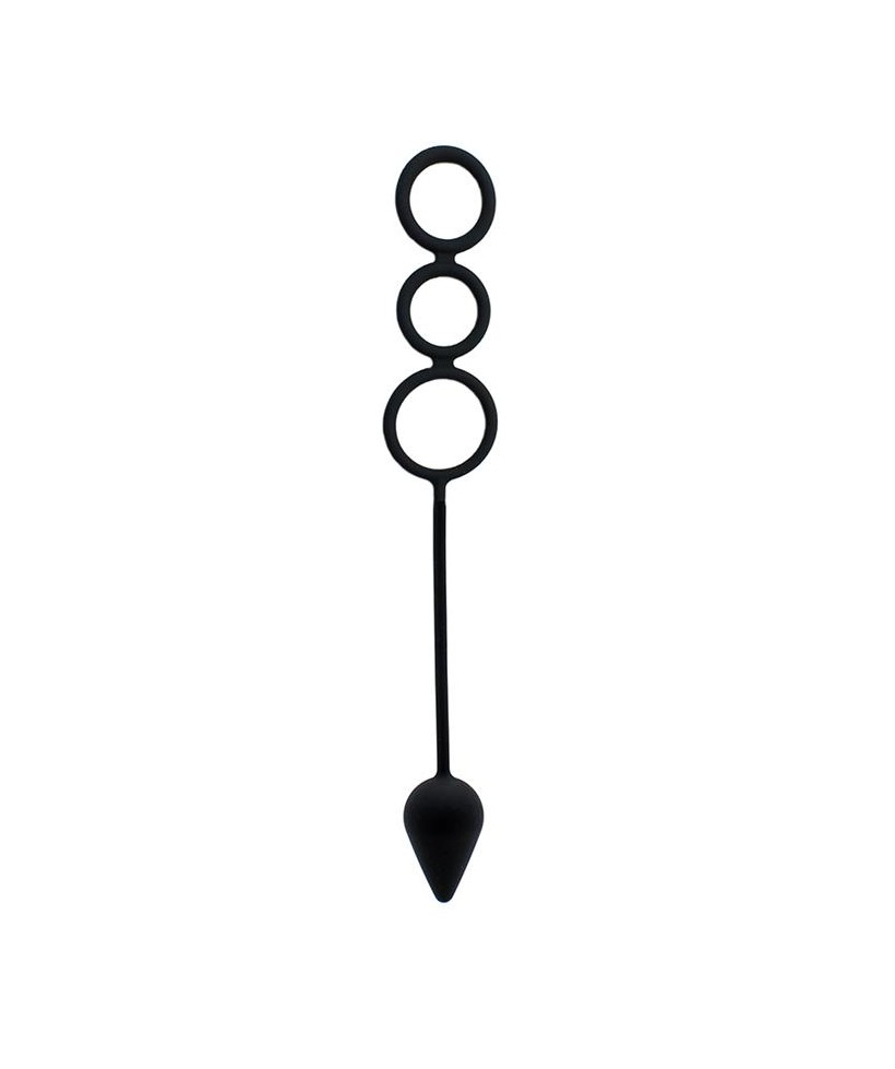 Rimba Latex Play Cadena Anal Color Negro Rimba Latex Play Cadena Anal Color Negro
