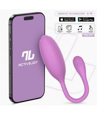 Logan Huevo Vibrador con APP Unibody Púrpura