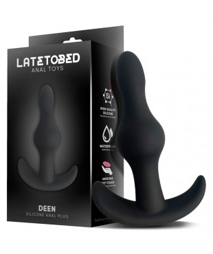 Deen Plug Anal de Silicona Base en Ancla