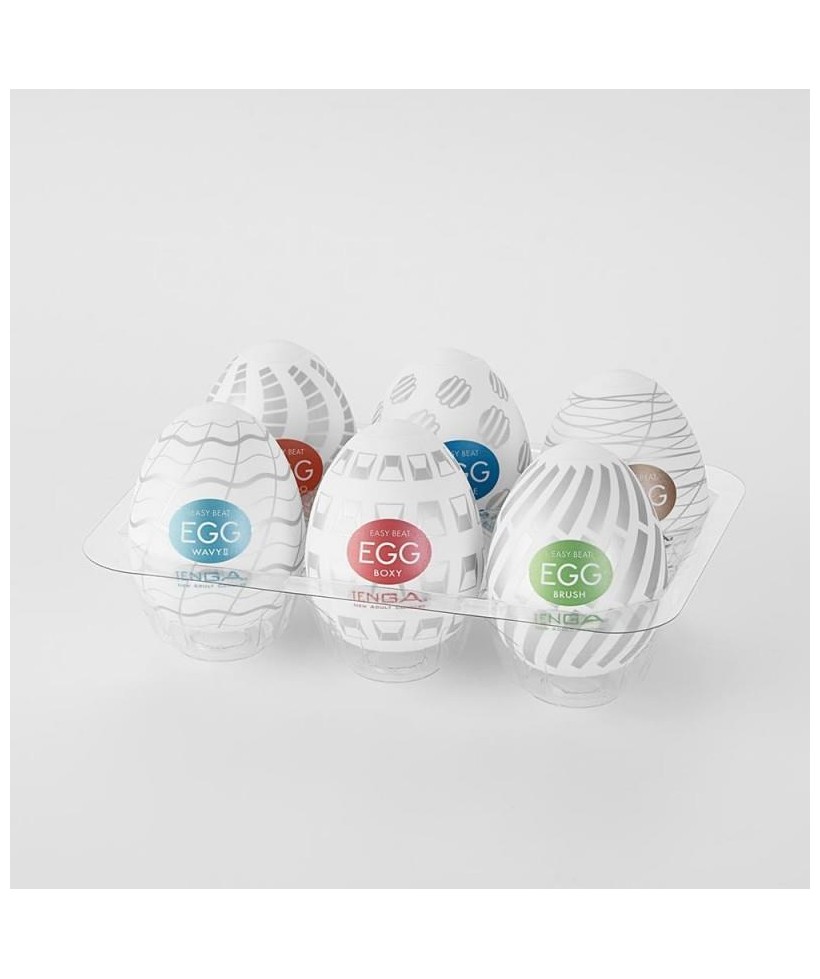 Pack de 6 Huevos Tenga Egg Standard Package