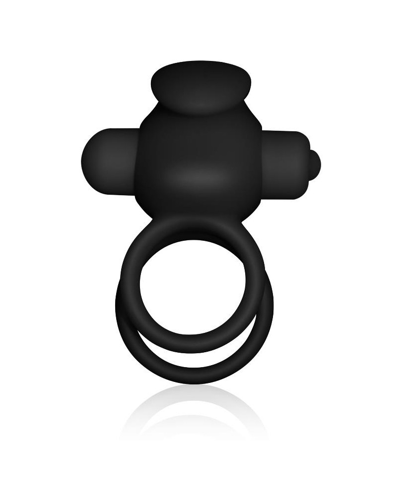 Anillo Vibrador Doble Power Clit Duo Negro