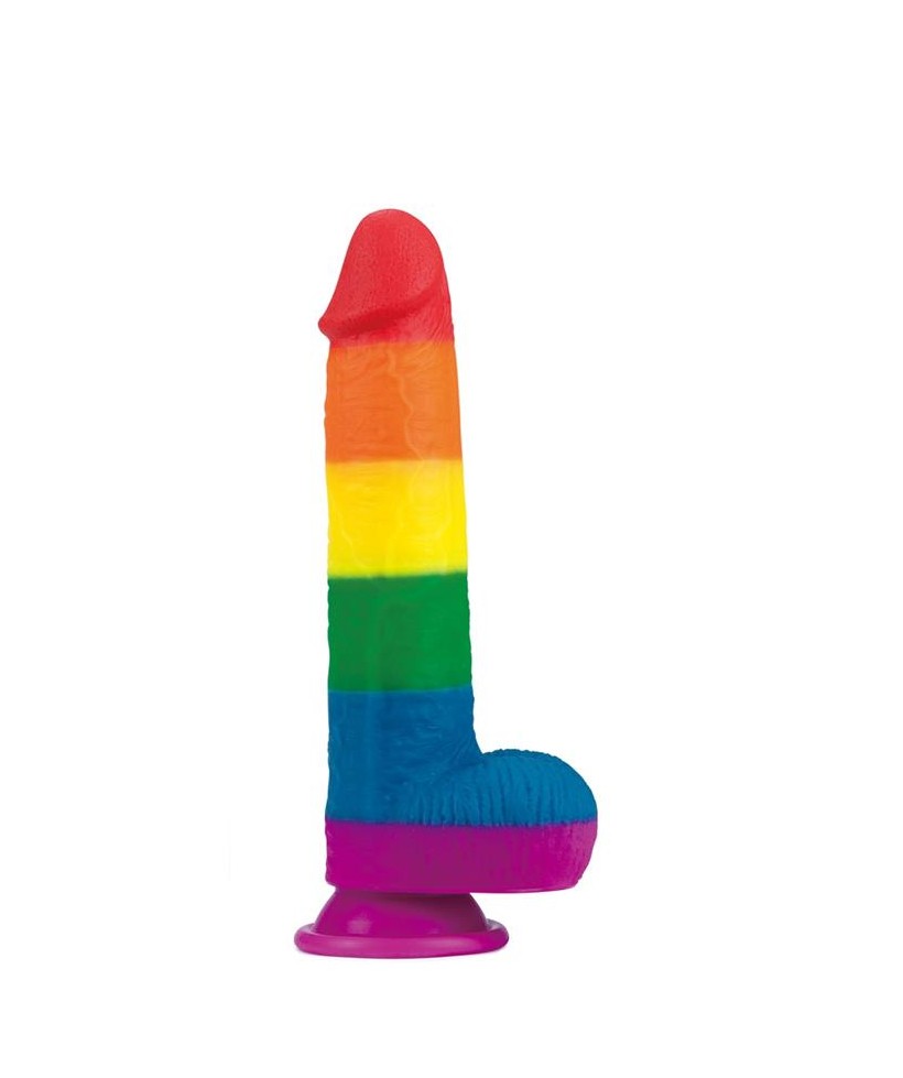 Dildo Prider 9 Silicona Liquida LGBT