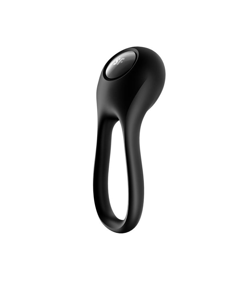 Anillo para el Pene Majestic Duo USB Negro