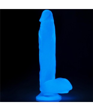 Dildo Lumino 10 Luz Azul