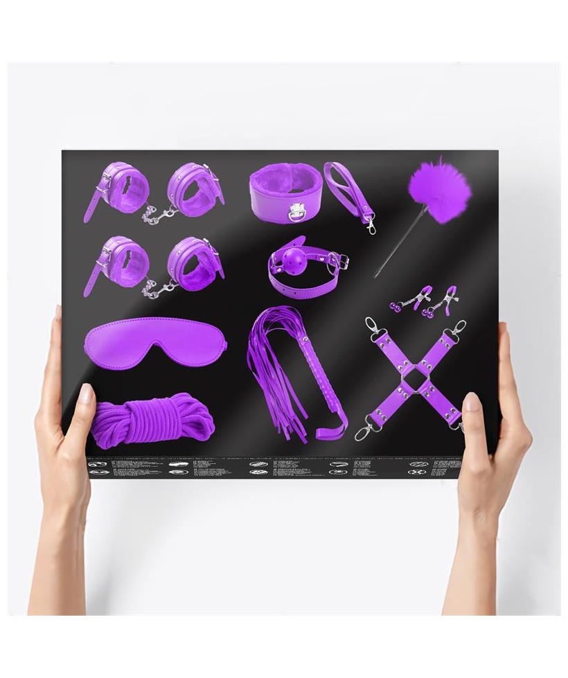 Set Bondage de 10 Piezas Purpura