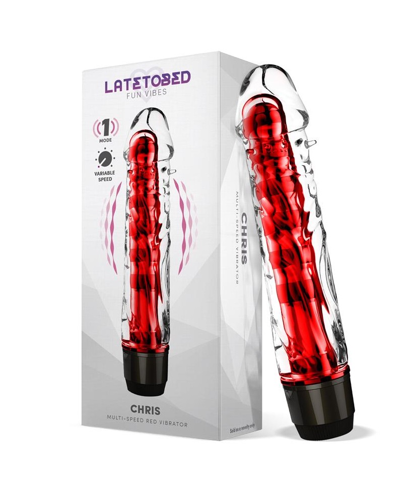 Chris Vibrador Multi Velocidad Rojo