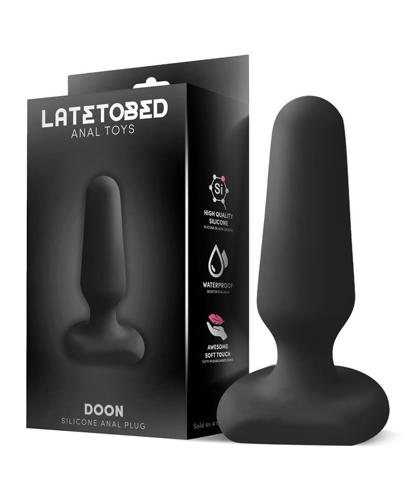 Doon Plug Anal de Silicona Negro