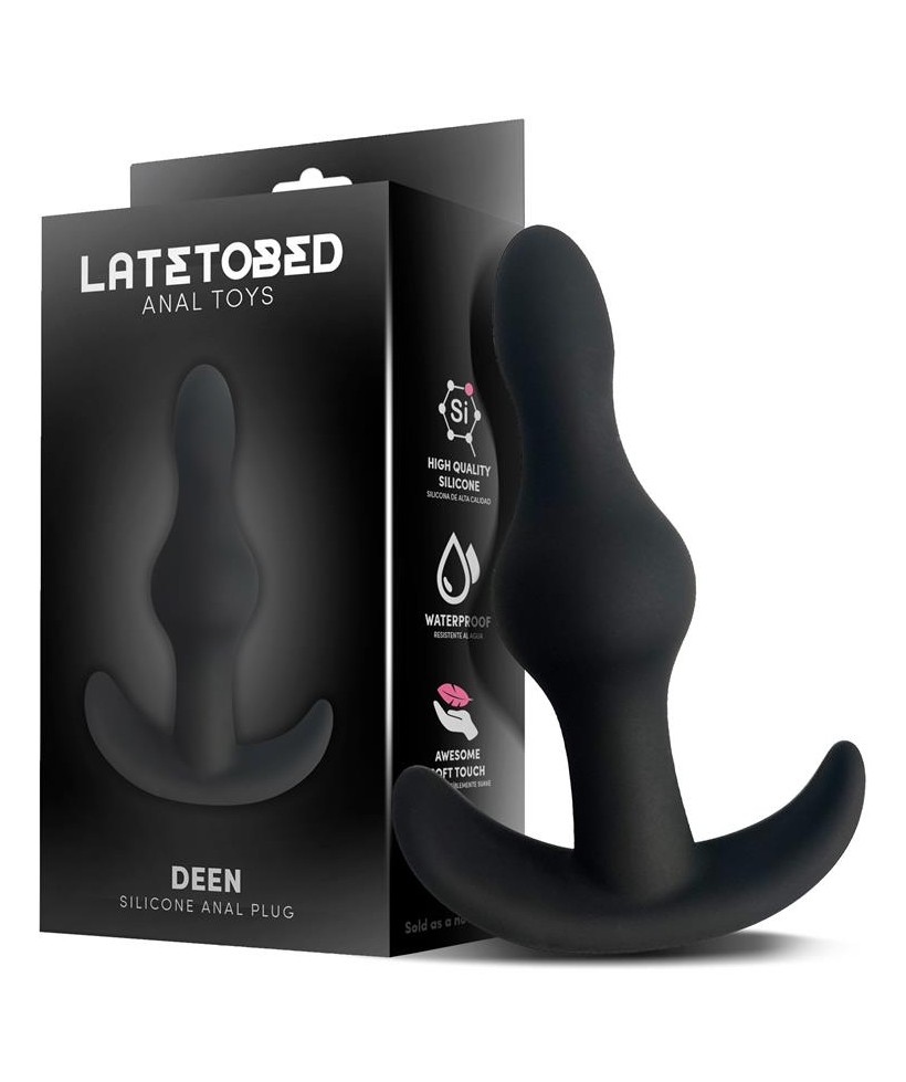 Deen Plug Anal de Silicona Base en Ancla